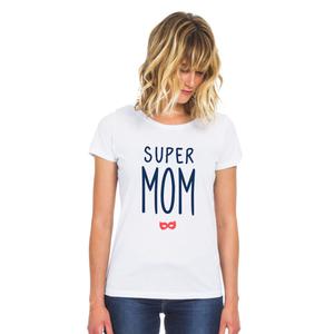 T-shirt Femme - Super Mom 2 Waf - Blanc - Taille XXL