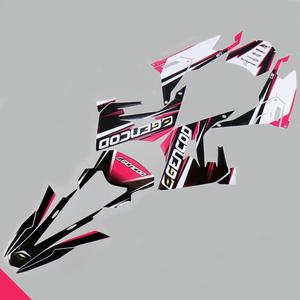 Kit déco Derbi Senda, Gilera SMT, RCR (depuis 2018) Gencod rose