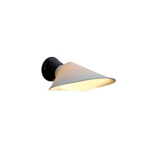 PLUME-Applique murale Porcelaine L30cm Noir
