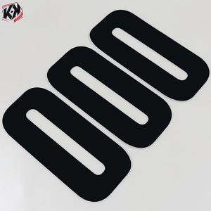 Stickers numéro cross 0 noirs 16 cm Kutvek (jeu de 3)