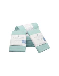Parure de draps en coton bio Aquanatura - Couleur - Jade, Dimensions - 160x200 (4 pièces)