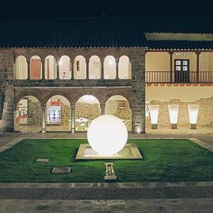 GLOBO OUT-Lampe de sol d'extérieur Ø120cm Blanc