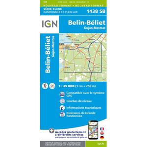 Carte 1438SB - Belin-Béliet /Gujan-Mestras