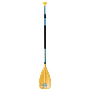 Pagaie Junior polycarbonate ajustable 140->170 cm - Bleu Jaune