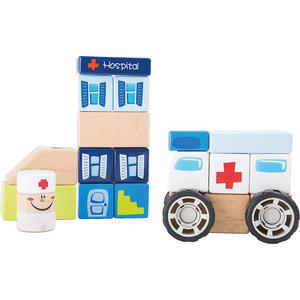 Jouet en bois Kit de construction Ambulance 23 pièces Small foot by