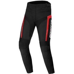 Bogotto GPX Pantalon textile de moto imperméable, noir-rouge, taille S