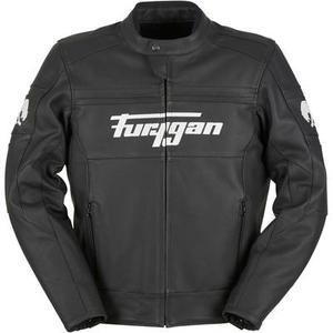 Furygan Houston V3 Veste en cuir de moto, noir, taille M