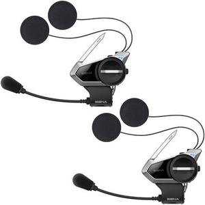 Sena 50S Sound by Harman Kardon Bluetooth Système de communication Double Pack, noir