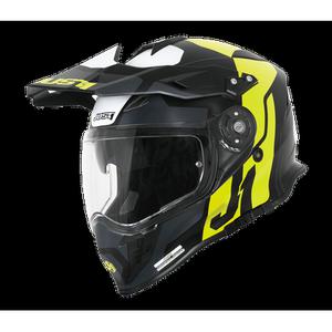 Just1 J34 Pro Tour Casque de motocross, noir-jaune, taille XS