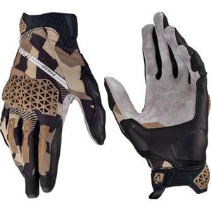 Leatt ADV X-Flow 7.5 Camo Short Gants de moto, noir-brun, taille S