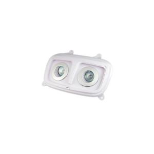 Double optique MBK Booster Spirit / Yamaha Bw's 04- blanc / chromأ