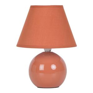 MINI LOU-Lampe à poser Céramique/Coton L19cm Orange