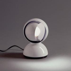 ECLISSE-Lampe à poser pivotante H18cm Blanc