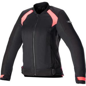 Alpinestars Eloise V2 Air Veste textile de moto pour dames, noir-rose, taille M pour Femmes