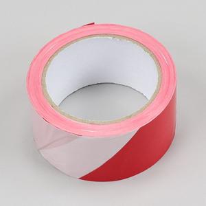Rubalise HPX blanc et rouge 50 mm x 100 m