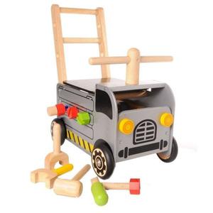 Chariot de marche en bois Engin de chantier I'm Toy - Chariot de