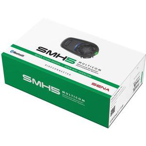 Sena SMH5 Multicom Pack unique de la Communication de système Bluetooth, noir