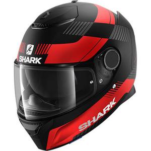 Shark Spartan Strad casque, noir-rouge, taille S