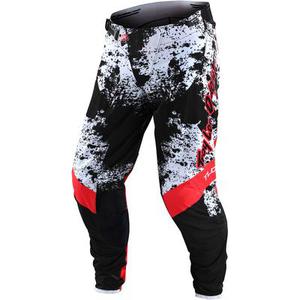 Troy Lee Designs SE Ultra Grime Pantalon de motocross, noir-blanc-rouge, taille 30