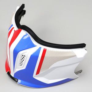 Mentonnière pour casque (modulable jet) MT Helmets Streetfighter Twin bleu, blanc, rouge V1