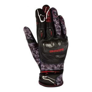 Gants cuir/textile Bering Cortex noir/camo- T9