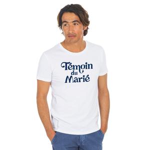 T-shirt Homme - Témoin Du Marié - Blanc - Taille M