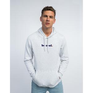 Hoodie Homme - Be Cool - Blanc Chiné - Taille XL
