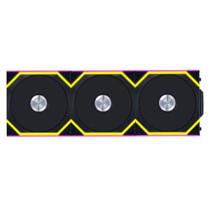 Lian Li Uni Fan SL 120 ARGB Wireless pack de 3 - Noir