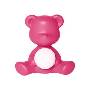 TEDDY GIRL-Lampe LED rechargeable Ourson Polyéthylène H32cm Rose