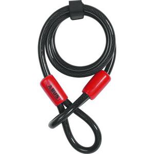 ABUS Cobra Câble en acier, noir, taille 120 cm