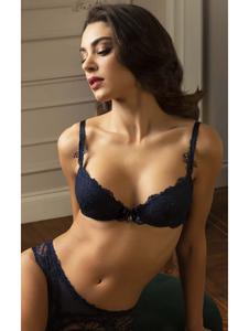 LISE CHARMEL - Soutien-gorge coque bleu SOIR DE VENISE