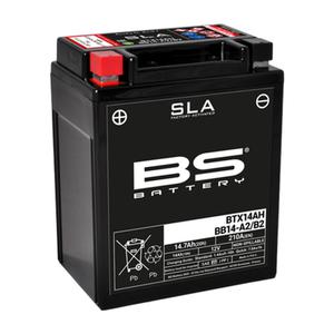 BS Battery Batterie SLA sans entretien activé usine - BTX14AH/BB14-A2/B2