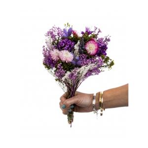 Bouquet sec parme