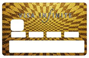 Sticker pour carte bancaire, Visa Infinite Gold