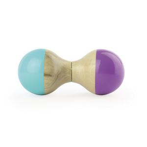 Hochet du Jura en bois Turquoise & Violet Vilac - Jouets en bois