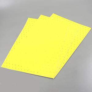 Stickers adhésifs vinyl Blackbird jaunes perforés 47x33 cm (jeu de 3 planches)
