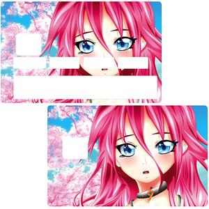 Sticker pour carte bancaire, Manga Girls