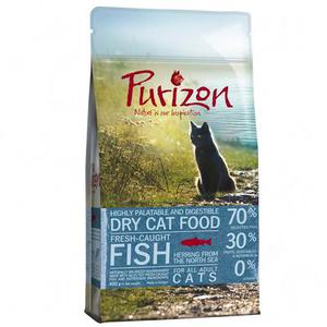 400g Purizon Adult poisson sans céréales - Croquettes pour chat