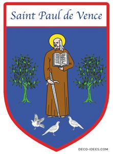 Sticker, Blason de SAINT PAUL DE VENCE