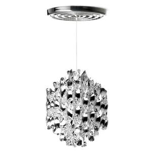SPIRAL-Suspension Métal Ø48cm Argenté