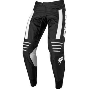 Shift 3LACK Strike Pantalon de motocross, noir-blanc, taille 38