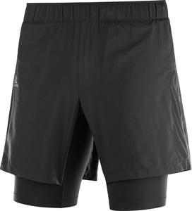 Short Agile twin skin - black