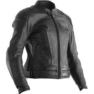 RST GT Ladies Motorcycle Leather Jacket Veste en cuir de moto pour dames, noir, taille S pour Femmes