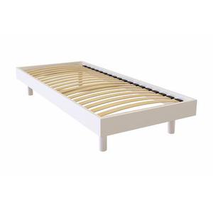 Sommier à lattes 90x200 bois Kit Noé - Blanc