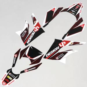 Kit déco Derbi Senda DRD Xtreme, Gilera SMT, RCR (2011 - 2017) UP Design rouge