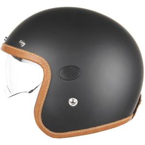 Helstons Naked Carbon Casque jet, noir, taille S