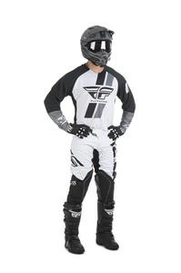 Tenue Cross 2019 Fly Racing Evolution DST - Blanc Noir