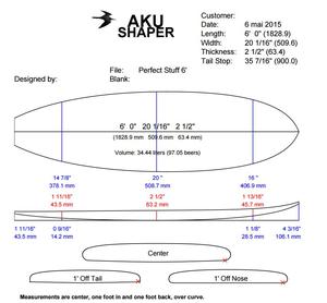 Planche de Surf Fish Clear