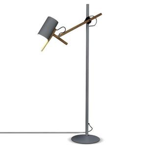 SCANTLING-Lampe de lecture Bois H136cm Noir