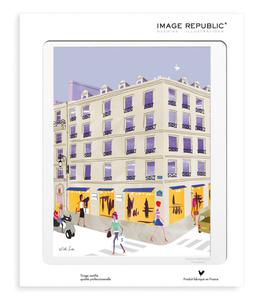 Image Republic - Affiche WLPP "Paris Colette" 40 x 50 cm - Blanc